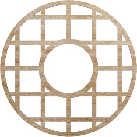 Ekena Millwork O'Neal Wood Fretwork Pierced Ceiling Medallion, Red Oak, 28"OD x 10 1/8"ID x 3/8"T CMWP28X28X0375ONRO